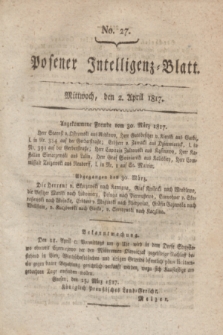 Posener Intelligenz-Blatt. 1817, No. 27 (2 April)