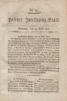 Posener Intelligenz-Blatt. 1817, No. 33 (23 April)
