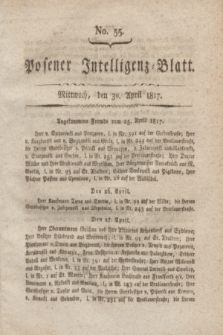 Posener Intelligenz-Blatt. 1817, No. 35 (30 April)