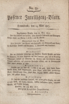 Posener Intelligenz-Blatt. 1817, No. 39 (14 Mai)