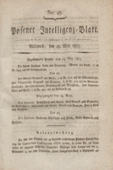 Posener Intelligenz-Blatt. 1817, No. 43 (28 Mai)