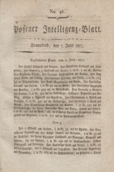 Posener Intelligenz-Blatt. 1817, No. 46 (7 Juni) + dod.