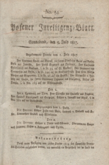 Posener Intelligenz-Blatt. 1817, No. 54 (5 Juli)