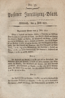 Posener Intelligenz-Blatt. 1817, No. 55 (9 Juli)