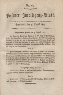 Posener Intelligenz-Blatt. 1817, No. 64 (9 August)