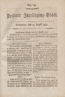 Posener Intelligenz-Blatt. 1817, No. 68 (23 August) + dod.