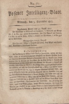 Posener Intelligenz-Blatt. 1817, No. 71 (5 September)