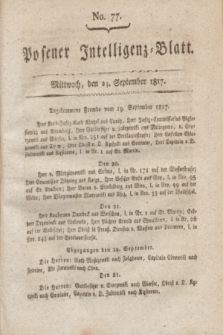 Posener Intelligenz-Blatt. 1817, No. 77 (24 September)
