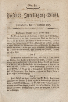 Posener Intelligenz-Blatt. 1817, No. 82 (11 October)