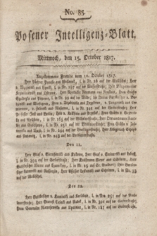 Posener Intelligenz-Blatt. 1817, No. 83 (15 October)