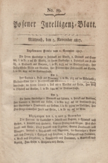 Posener Intelligenz-Blatt. 1817, No. 89 (5 November) + dod.