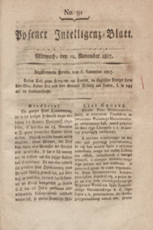 Posener Intelligenz-Blatt. 1817, No. 91 (12 November) + dod.
