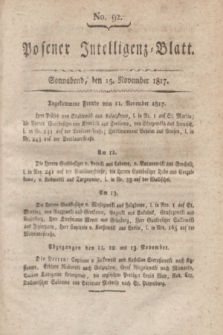 Posener Intelligenz-Blatt. 1817, No. 92 (15 November) + dod.