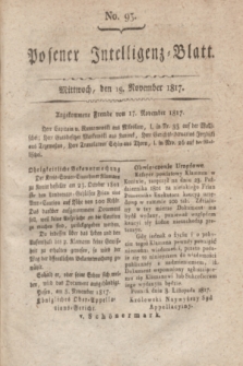 Posener Intelligenz-Blatt. 1817, No. 93 (19 November)