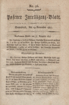 Posener Intelligenz-Blatt. 1817, No. 96 (29 November)