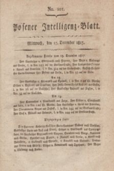 Posener Intelligenz-Blatt. 1817, No. 101 (17 December) + dod.