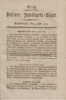 Posener Intelligenz-Blatt. 1818, Nro. 53 (4 Juli) + dod.