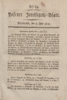 Posener Intelligenz-Blatt. 1818, Nro. 54 (8 Juli) + dod.