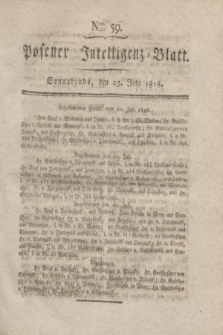 Posener Intelligenz-Blatt. 1818, Nro. 59 (25 Juli) + dod.