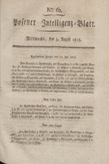 Posener Intelligenz-Blatt. 1818, Nro. 62 (5 August) + dod.