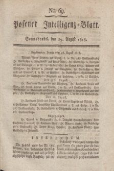 Posener Intelligenz-Blatt. 1818, Nro. 69 (29 August)