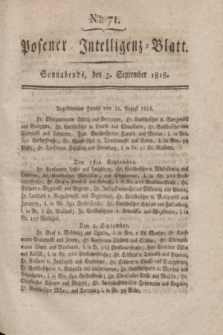 Posener Intelligenz-Blatt. 1818, Nro. 71 (5 September) + dod.