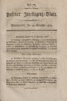 Posener Intelligenz-Blatt. 1818, Nro. 75 (19 September) + dod.