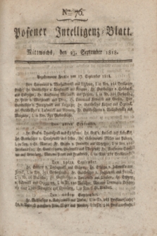 Posener Intelligenz-Blatt. 1818, Nro. 76 (23 September) + dod.