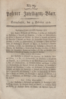 Posener Intelligenz-Blatt. 1818, Nro. 79 (3 October)