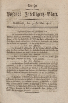 Posener Intelligenz-Blatt. 1818, Nro. 80 (7 October) + dod.