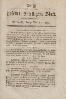 Posener Intelligenz-Blatt. 1818, Nro. 88 (4 November) + dod.