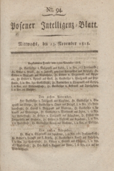 Posener Intelligenz-Blatt. 1818, Nro. 94 (25 November) + dod.