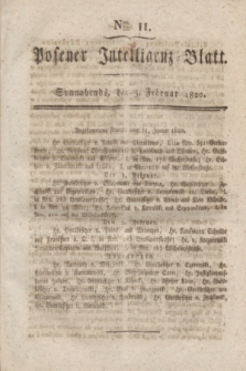 Posener Intelligenz-Blatt. 1820, Nro. 11 (5 Februar) + dod.