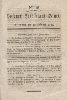 Posener Intelligenz-Blatt. 1820, Nro. 16 (23 Februar) + dod.