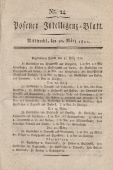 Posener Intelligenz-Blatt. 1820, Nro. 24 (22 März) + dod.