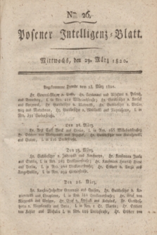 Posener Intelligenz-Blatt. 1820, Nro. 26 (29 März) + dod.