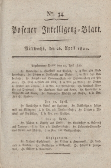 Posener Intelligenz-Blatt. 1820, Nro. 34 (26 April) + dod.