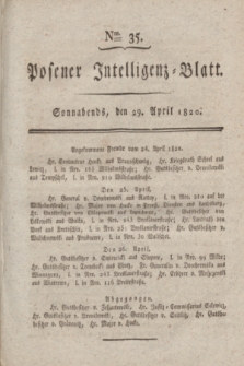 Posener Intelligenz-Blatt. 1820, Nro. 35 (29 April) + dod.