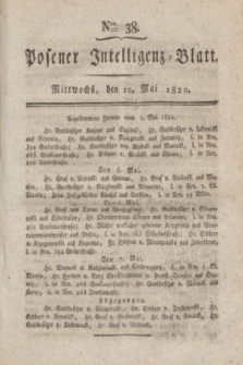 Posener Intelligenz-Blatt. 1820, Nro. 38 (10 Mai) + dod.