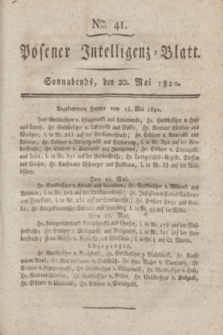 Posener Intelligenz-Blatt. 1820, Nro. 41 (20 Mai) + dod.