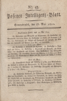 Posener Intelligenz-Blatt. 1820, Nro. 43 (27 Mai) + dod.