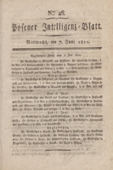 Posener Intelligenz-Blatt. 1820, Nro 46 (7 Juni) + dod.
