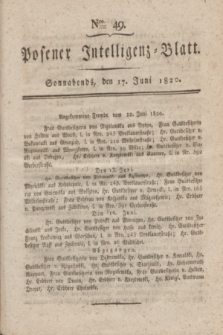 Posener Intelligenz-Blatt. 1820, Nro. 49 (17 Juni) + dod.