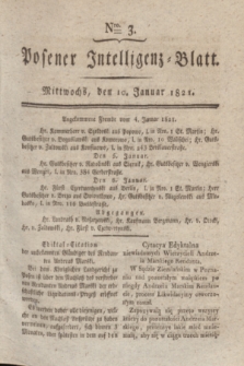Posener Intelligenz-Blatt. 1821, Nro. 3 (10 Januar) + dod.