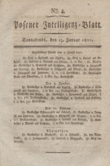 Posener Intelligenz-Blatt. 1821, Nro. 4 (13 Januar)
