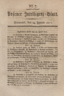 Posener Intelligenz-Blatt. 1821, Nro. 7 (24 Januar) + dod.