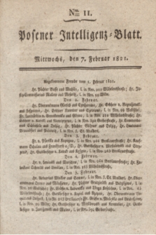 Posener Intelligenz-Blatt. 1821, Nro. 11 (7 Februar) + dod.