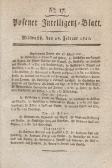 Posener Intelligenz-Blatt. 1821, Nro. 17 (28 Februar) + dod.
