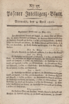Posener Intelligenz-Blatt. 1821, Nro. 27 (4 April) + dod.