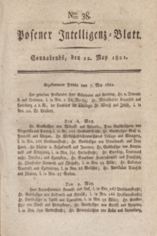 Posener Intelligenz-Blatt. 1821, Nro. 38 (12 Mai) + dod.